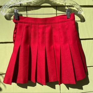 American Apparel pleated mini tennis skirt